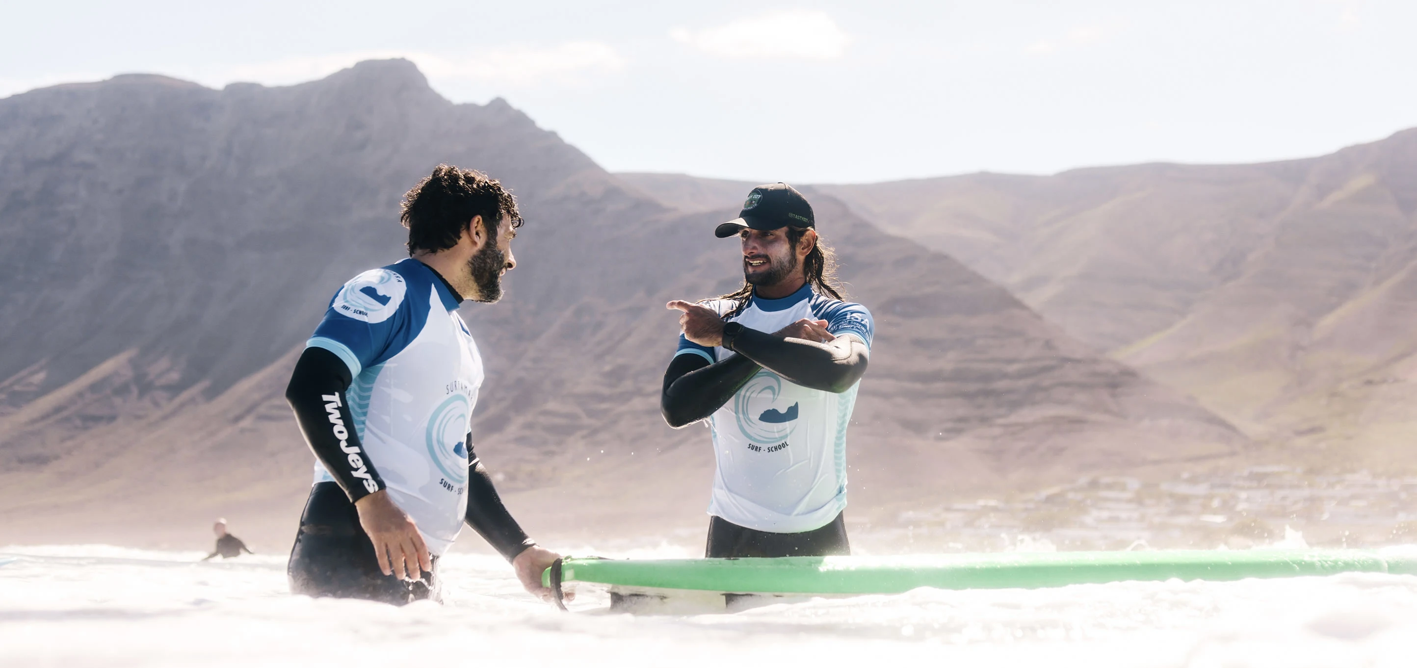 Surf lesson in Famara